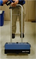 Static Cruiser TM used for testing ESD floors on the fly